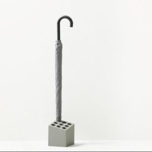 Ideaco Umbrella Stand Cube for 9 Umbrellas White JAPAN Import Compact, used once